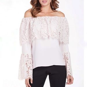 NWT Frank Lyman Off Shoulder Blouse